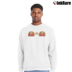 Men’s Snoopy Good Morning Sunshine Crewneck Sweatshirt in white | Cozy Fabric, Clean Style