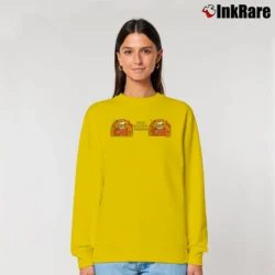 Women’s Snoopy Good Morning Sunshine Relaxed Sweatshirt in yellow | Soft, Laid-Back Vibe