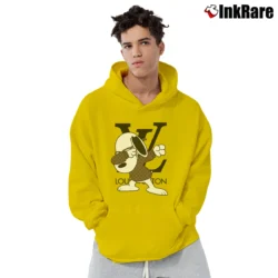 Men’s Snoopy Gucci X Louis Vuitton Logo Pullover Hoodie in yellow | Cozy, Durable, Modern Fit