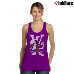 Women’s Snoopy Gucci X Louis Vuitton Logo Tank Top in purple | Lightweight, Movement-Friendly