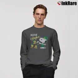Men’s Snoopy Irish Perfect 1965 Peanuts St Patrick's Day Long-Sleeve Shirt in charcoal | Sleek, Lightweight, Year-Round Wear