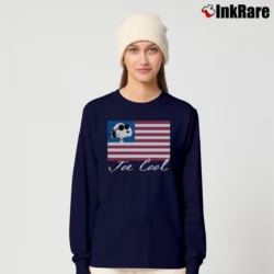 Women’s Snoopy Joe Cool American Flag Long-Sleeve Top in navy | Sleek, Versatile, All-Season