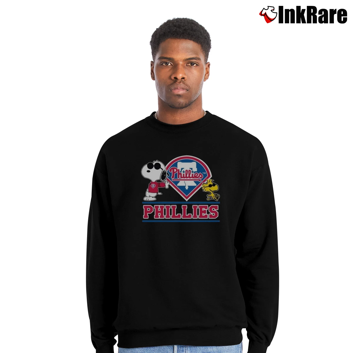 Snoopy Joe Cool And Woodstock Philadelphia Phillies Men’s Crewneck Sweatshirt in black – Soft & Durable Men’s Snoopy Joe Cool And Woodstock Philadelphia Phillies Crewneck Sweatshirt in black | Cozy Fabric, Clean Style