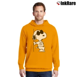 Men’s Snoopy Joe Cool Classic Pullover Hoodie in orange | Cozy, Durable, Modern Fit