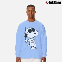 Men’s Snoopy Joe Cool Classic Long-Sleeve Shirt in light blue | Sleek, Lightweight, Year-Round Wear