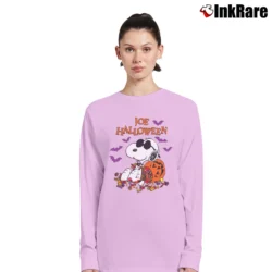 Women’s Snoopy Joe Cool Halloween Peanuts Costume Long-Sleeve Top in light pink | Sleek, Versatile, All-Season
