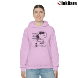 Women’s Snoopy Joe Cool Cozy Hoodie in light pink | Warm, Structured, Stylish