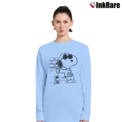 Women’s Snoopy Joe Cool Long-Sleeve Top in light blue | Sleek, Versatile, All-Season