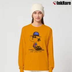 Women’s Snoopy Joe Lawyer Peanuts Attorney Classic Long-Sleeve Top in orange | Sleek, Versatile, All-Season