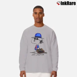 Men’s Snoopy Joe Lawyer Peanuts Attorney Classic Long-Sleeve Shirt in sport grey | Sleek, Lightweight, Year-Round Wear