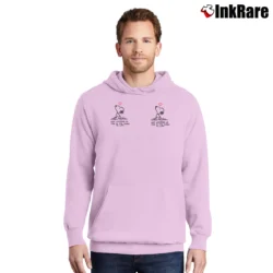 Men’s Snoopy Keep Looking Up Motivational Pullover Hoodie in light pink | Cozy, Durable, Modern Fit