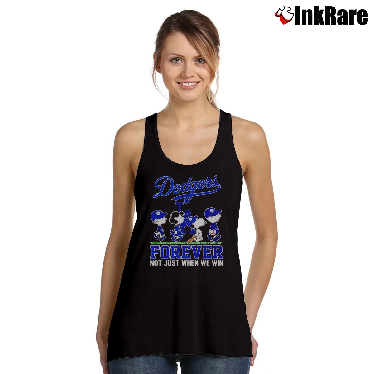 snoopy los angeles dodgers forever not just when we win Women’s Essential Tank in black – Summer Ready Women’s snoopy los angeles dodgers forever not just when we win Tank Top in black | Lightweight, Movement-Friendly