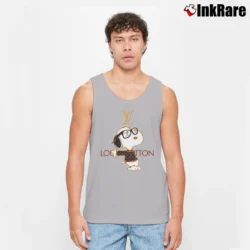Men’s Snoopy Louis Vuitton Joe Cool Classic Tank Top in sport grey | Breathable, Active-Friendly Design
