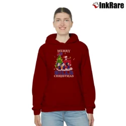 Women’s Snoopy Merry Buffalo Bills Cozy Hoodie in maroon | Warm, Structured, Stylish