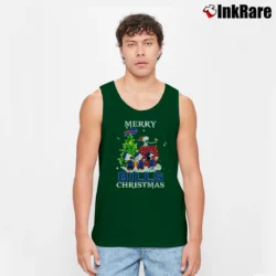 Men’s Snoopy Merry Buffalo Bills Tank Top in forest green | Breathable, Active-Friendly Design