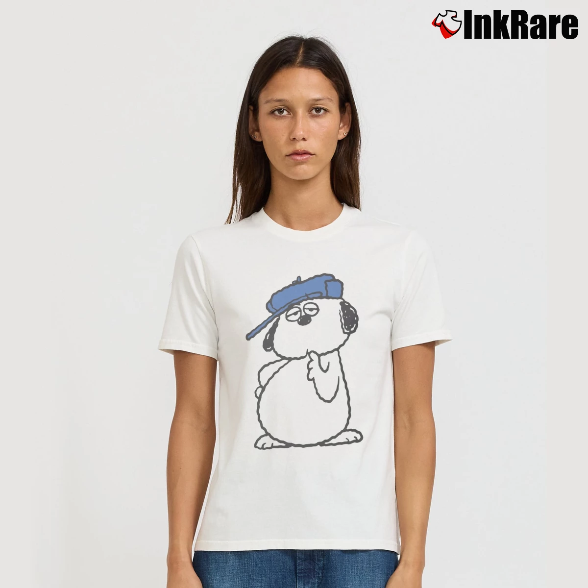 Snoopy Olaf Women’s Tee in white – Effortless Style Women’s Snoopy Olaf T-Shirt in white | Soft, Flattering Fit
