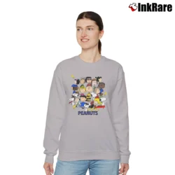 Women’s Snoopy Peanuts Cartoon Relaxed Sweatshirt in sport grey | Soft, Laid-Back Vibe