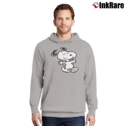 Men’s Snoopy Peanuts Hug Pullover Hoodie in sport grey | Cozy, Durable, Modern Fit