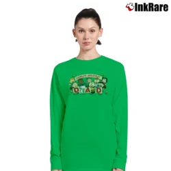 Women’s Snoopy Peanuts World's Greatest Dad Classic Long-Sleeve Top in irish green | Sleek, Versatile, All-Season