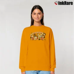 Women’s Snoopy Peanuts World's Greatest Dad Classic Relaxed Sweatshirt in orange | Soft, Laid-Back Vibe