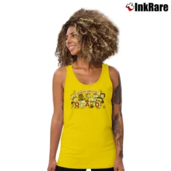 Women’s Snoopy Peanuts World's Greatest Dad Classic Tank Top in yellow | Lightweight, Movement-Friendly