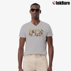 Men’s Snoopy Peanuts World's Greatest Dad V-Neck Tee in sport grey | Sharp, Breathable, Everyday Staple