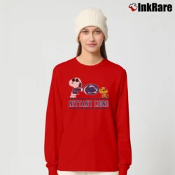 Women’s Snoopy Penn State Nittany Lions Gift Long-Sleeve Top in red | Sleek, Versatile, All-Season