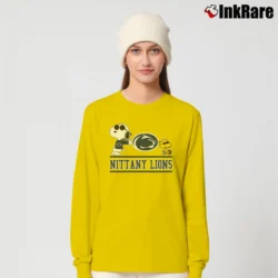 Women’s Snoopy Penn State Nittany Lions Gift Long-Sleeve Top in yellow | Sleek, Versatile, All-Season