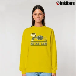 Women’s Snoopy Penn State Nittany Lions Gift Relaxed Sweatshirt in yellow | Soft, Laid-Back Vibe