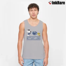 Men’s Snoopy Penn State Nittany Lions Gift Tank Top in sport grey | Breathable, Active-Friendly Design