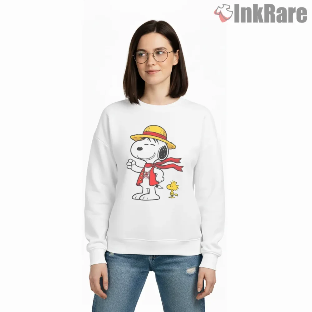 Snoopy Pirate Adventure Straw Hat Shirt on graphic shirt for women graphic tee