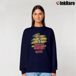 Women’s Snoopy Red Baron Dorney Park Promo Relaxed Sweatshirt in navy | Soft, Laid-Back Vibe