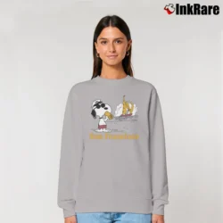 Women’s Snoopy San Francisco Relaxed Sweatshirt in sport grey | Soft, Laid-Back Vibe