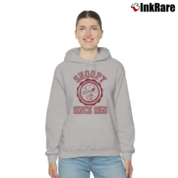 Women’s Snoopy Since 1950 World Famous Beagle Cozy Hoodie in sport grey | Warm, Structured, Stylish