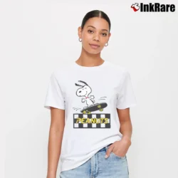 Women’s Snoopy Skater T-Shirt in white | Soft, Flattering Fit