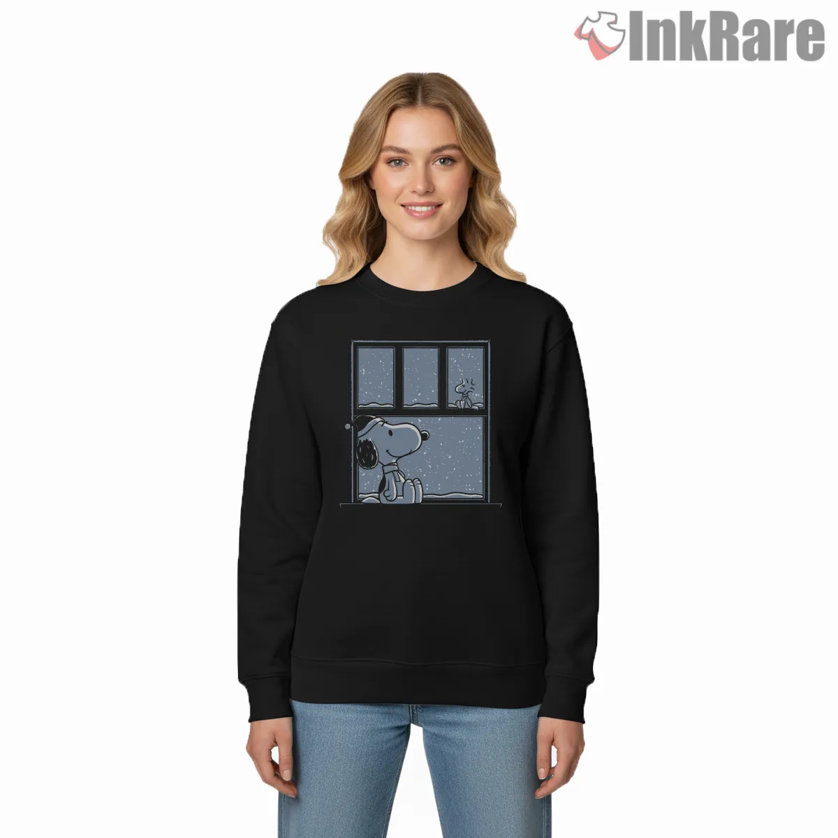 Snoopy Snowy Day Window Winter Shirt Snoopy Snowy Day Window Winter Shirt on graphic shirt for women graphic tee