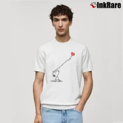 Men’s Snoopy Sometimes You Need To Let Things Go Classic T-Shirt in white | Soft, Breathable Everyday Wear