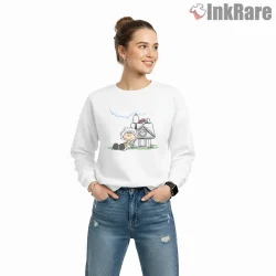 Snoopy Time Travel Adventure Parody Shirt on graphic shirt for women graphic tee