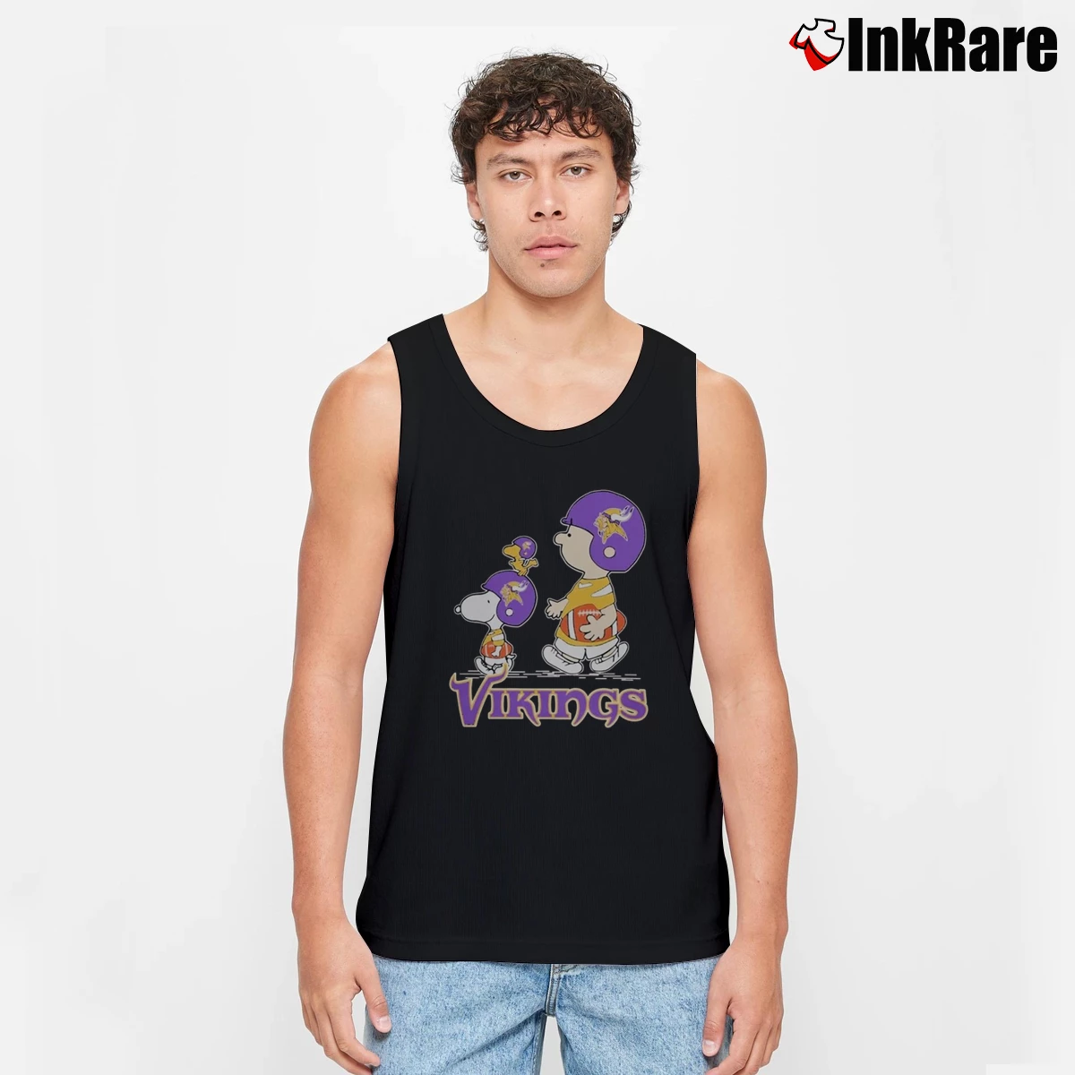 Snoopy Woodstock Charlie Brown Minnesota Vikings Football Men’s Performance Tank in black – Lightweight Comfort Men’s Snoopy Woodstock Charlie Brown Minnesota Vikings Football Tank Top in black | Breathable, Active-Friendly Design