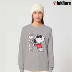 Women’s Snoopy World's Greatest Lover Peanuts Long-Sleeve Top in sport grey | Sleek, Versatile, All-Season