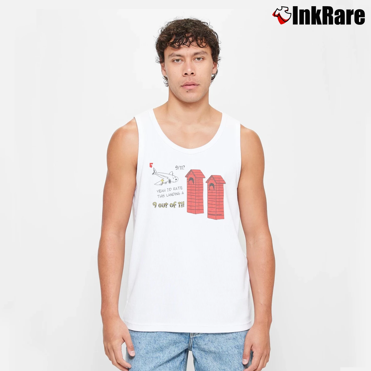Snoopy Yeah I D Rate This Landing A 9 Out Of 11 Men’s Performance Tank in white – Lightweight Comfort Men’s Snoopy Yeah I D Rate This Landing A 9 Out Of 11 Tank Top in white | Breathable, Active-Friendly Design