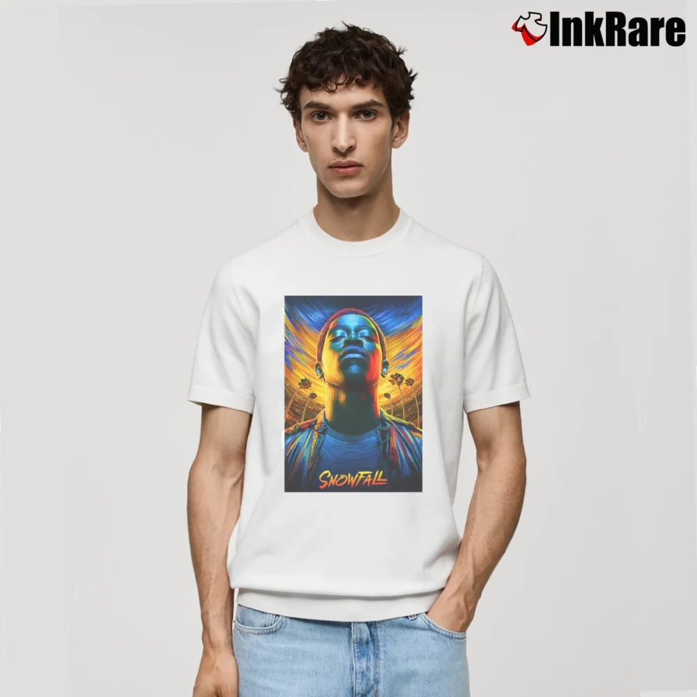 Men’s Snowfall Movie Franklin Character Graphic Classic T-Shirt in white | Soft, Breathable Everyday Wear