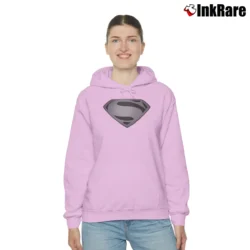 Women’s Snyder's Cut Superman Justice League Graphic Cozy Hoodie in light pink | Warm, Structured, Stylish