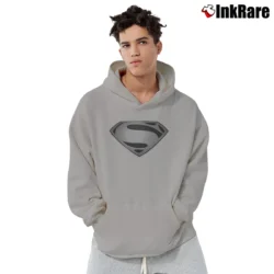 Men’s Snyder's Cut Superman Justice League Graphic Pullover Hoodie in sport grey | Cozy, Durable, Modern Fit