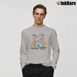 Men’s So Fucking Outlaw Sturgill Simpson Long-Sleeve Shirt in sport grey | Sleek, Lightweight, Year-Round Wear
