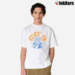Men’s Sock It To Me Fight Club Classic T-Shirt in white | Soft, Breathable Everyday Wear
