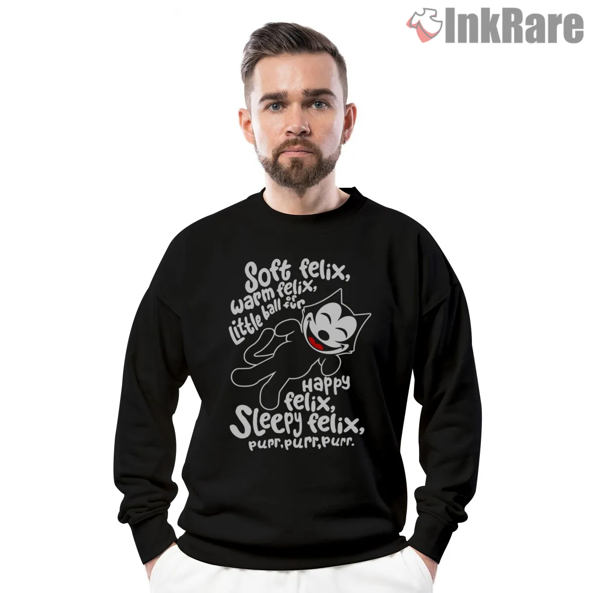 Soft Sleepy Felix The Cat Parody Shirt on graphic shirt for men graphic tee