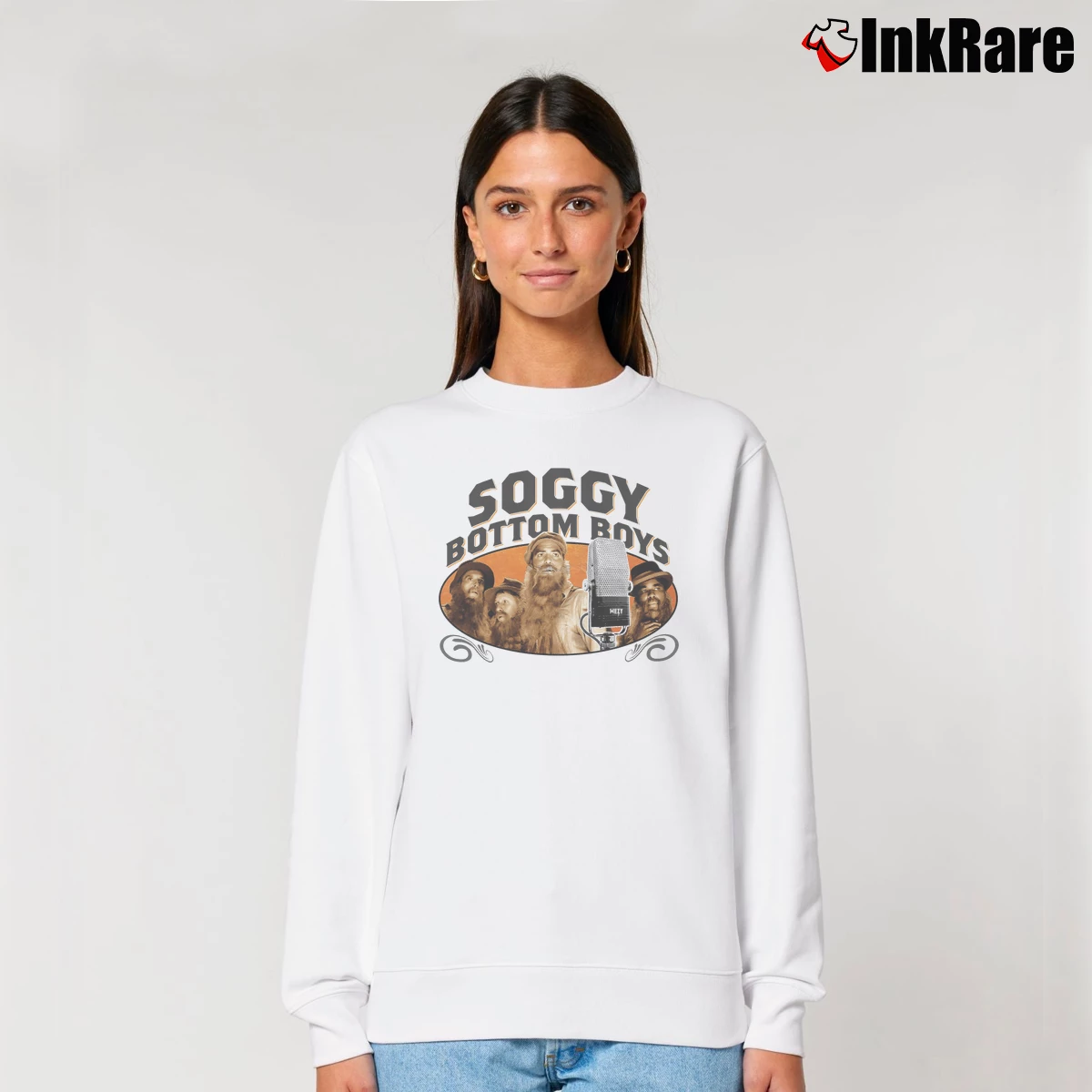Women’s Soggy Bottom Boys Tour Classic Relaxed Sweatshirt in white | Soft, Laid-Back Vibe