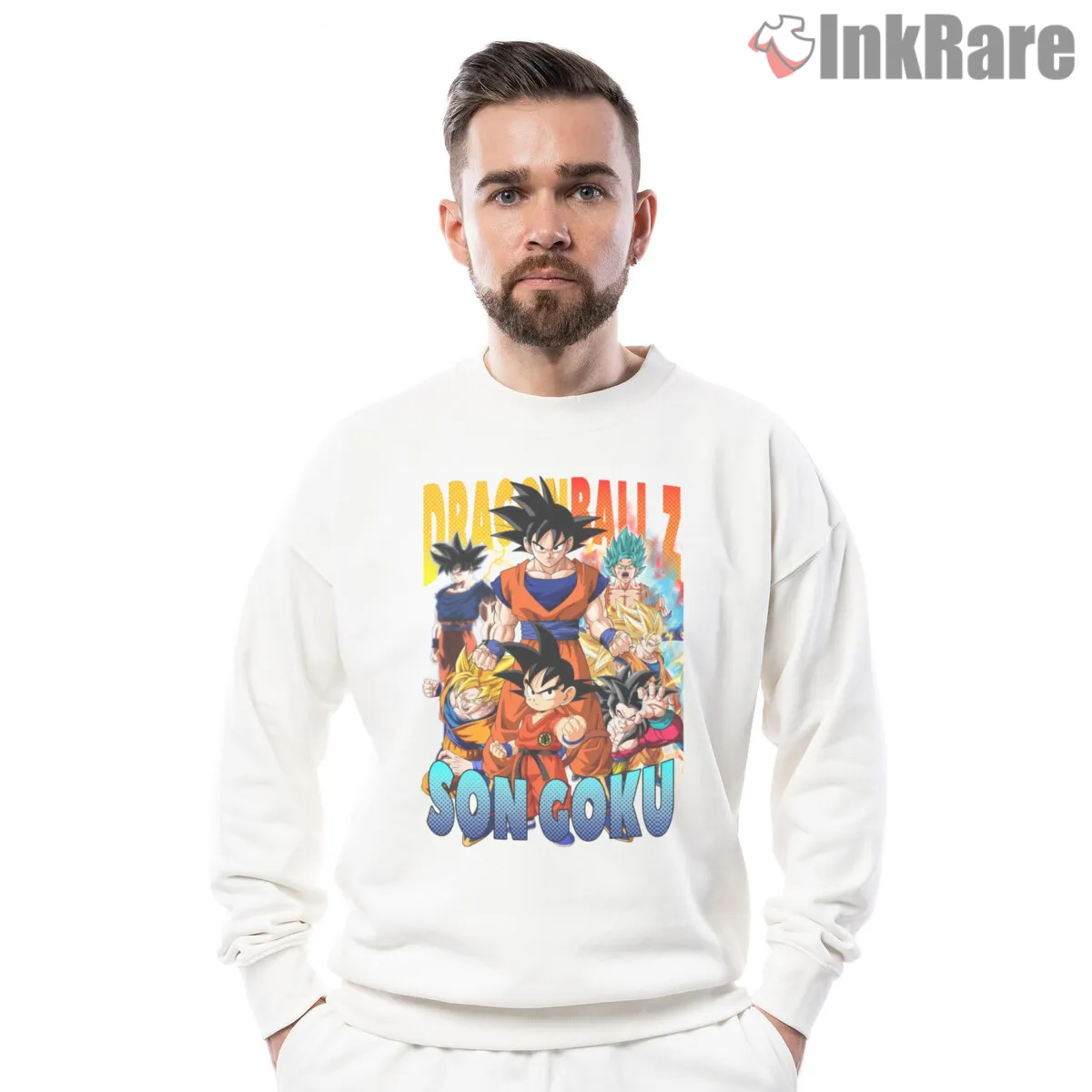 Son Goku Evolution Anime Poster Style Shirt Son Goku Evolution Anime Poster Style Shirt on graphic shirt for men graphic tee