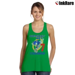 Women’s Sonic The Hedgehog Birthday Party Tank Top in irish green | Lightweight, Movement-Friendly